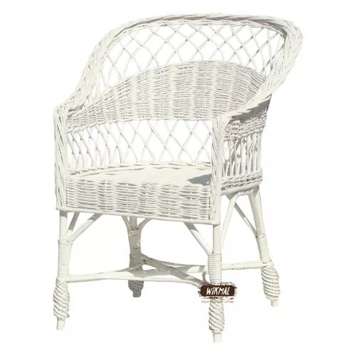 Krzesło wiklinowe - fotel do jadalni lub ogrodu Euforia KRE4
